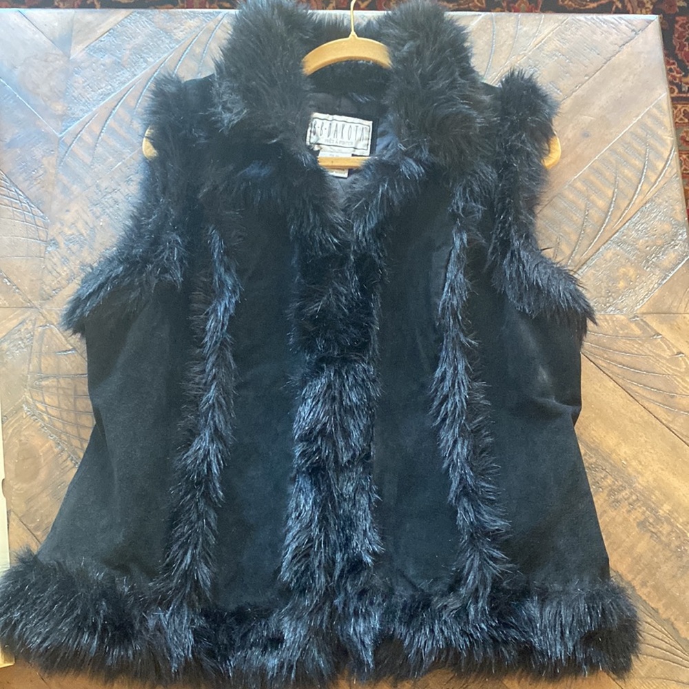 Beautiful BB Dakota Suede and Faux Fur Vest